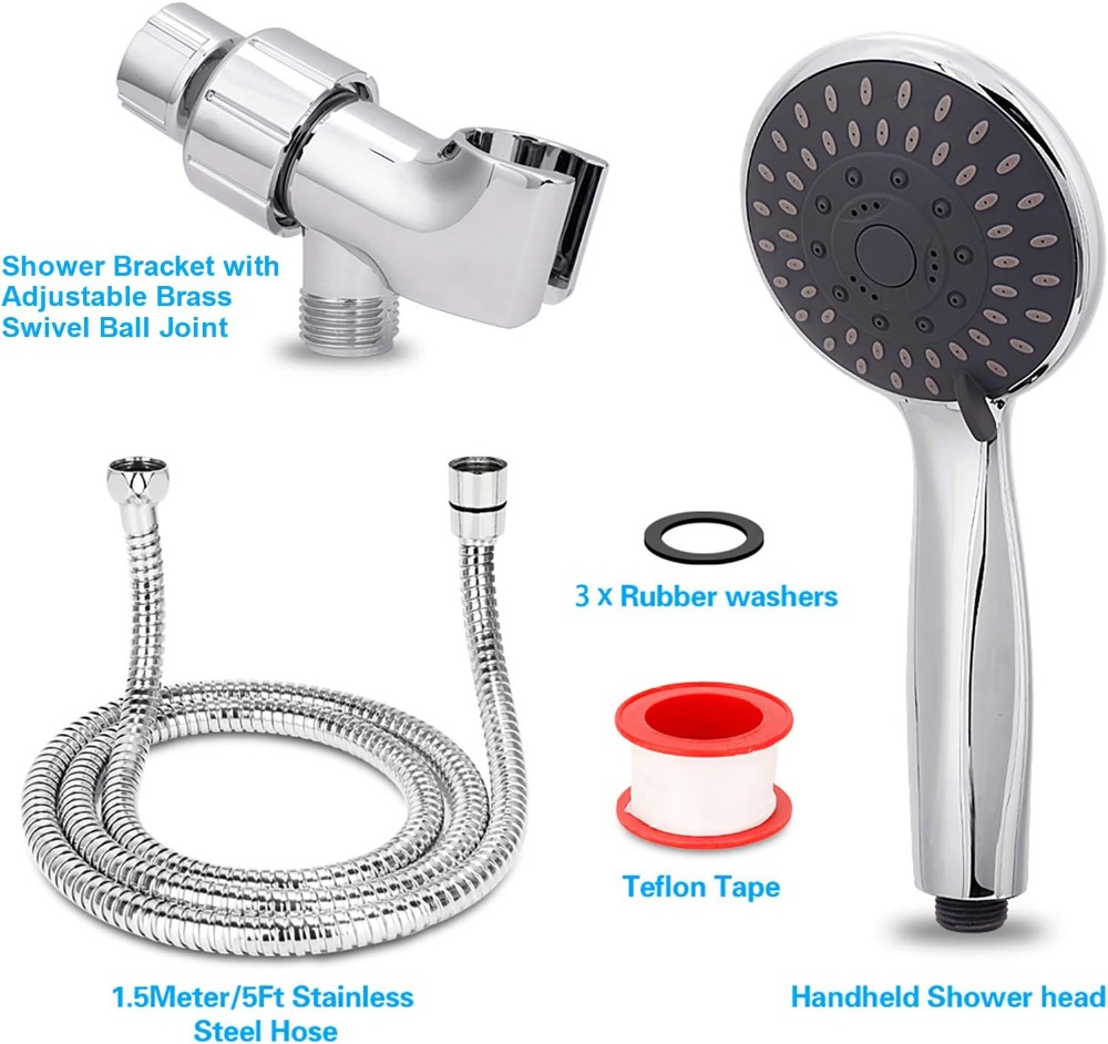 5-Setting High Pressure Handhe - High Pressure Shower Head Handheld 评论和价格