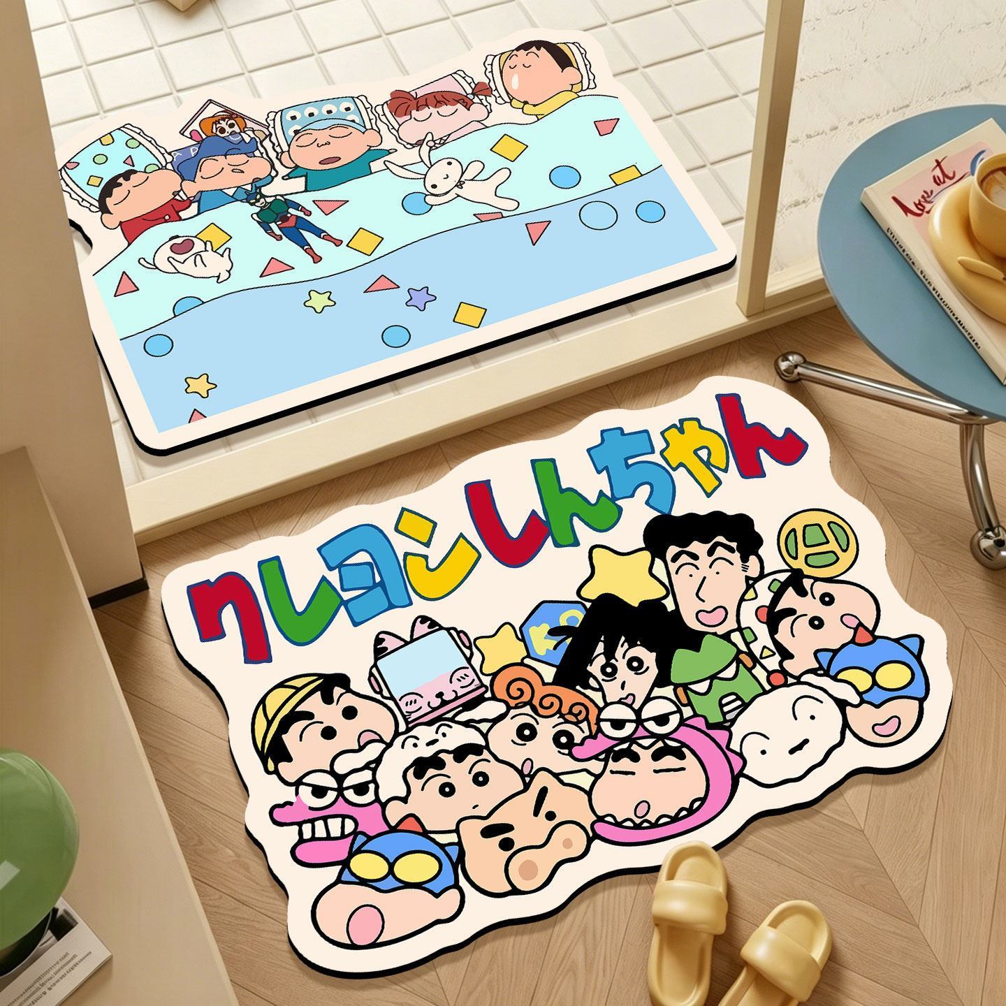 Crayon Shin‑chan Irregular Bat - Quick Dry Diatomite Bath Mat 评论和价格