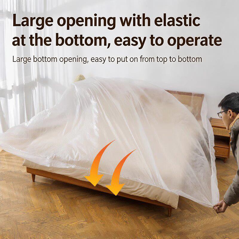 Transparent Disposable Bed Cov - Waterproof Mattress Protector Breathable 评论和价格