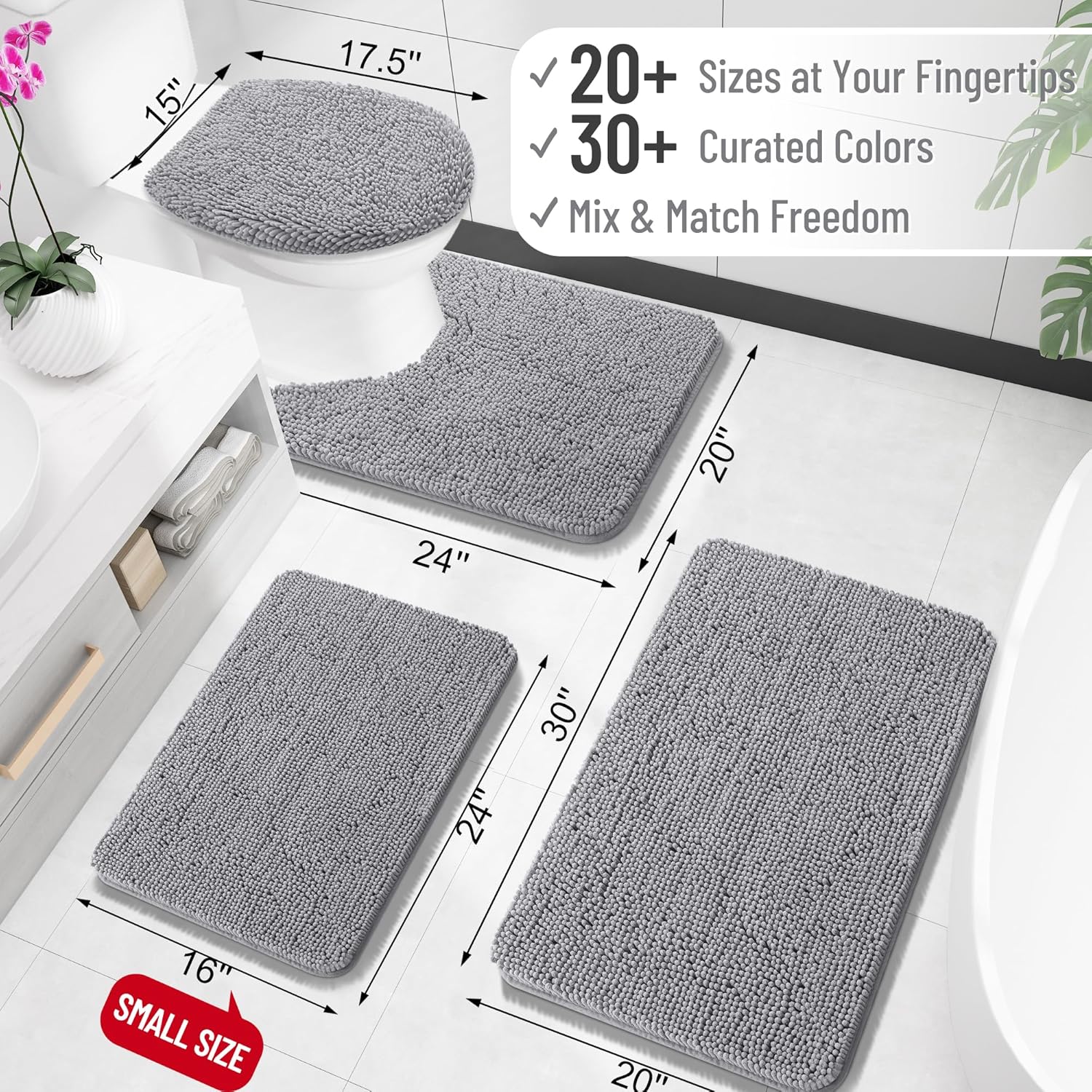 Bathroom Rugs Soft Absorbent C - Quick Dry Diatomite Bath Mat 评论和价格