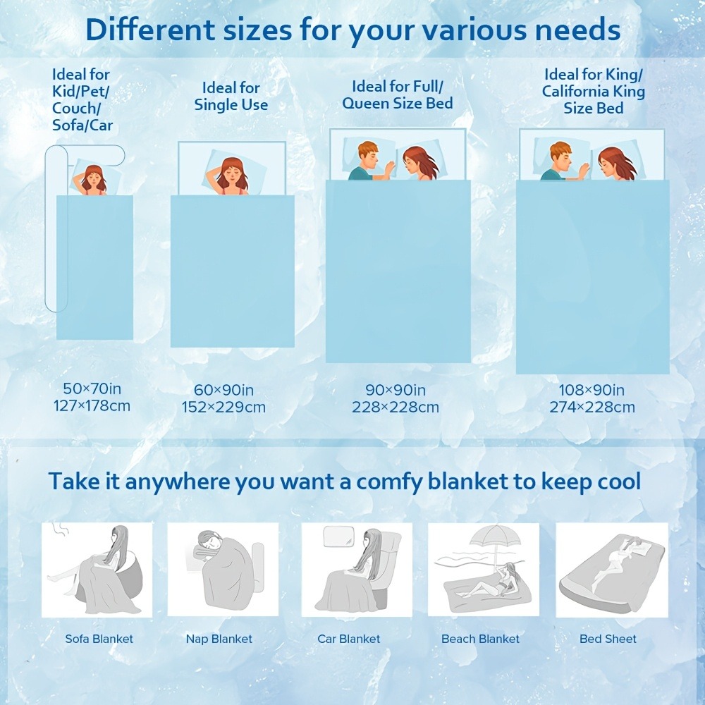 Cooling Blanket Suitable for H - Cooling Blanket Hot Sleepers 评论和价格