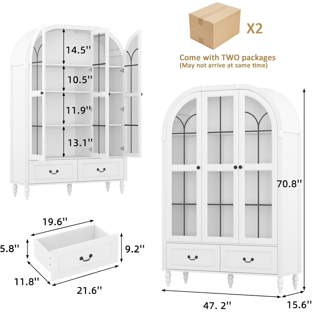 70.8'' Tall Arched Kitchen Pan - Kitchen 评论和价格