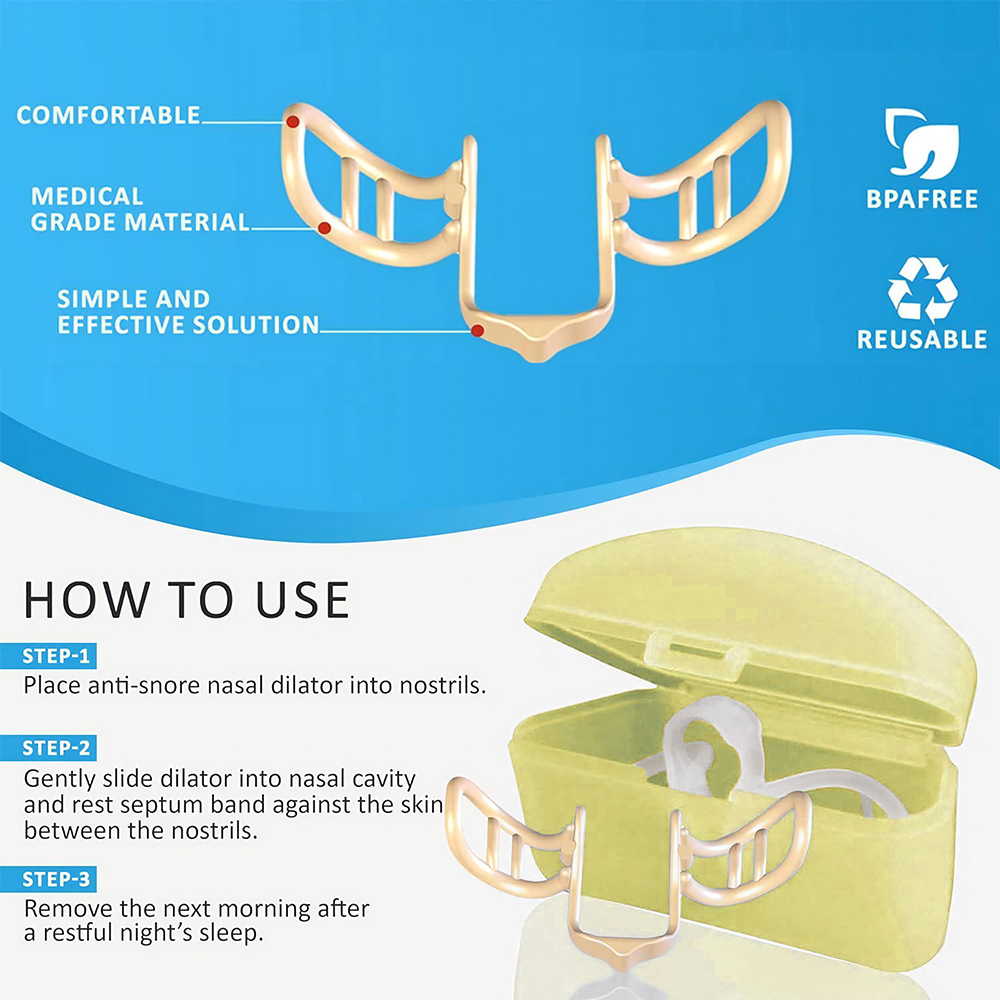 New Snore Stopper Nasal Dilato - Anti Snore Contour Pillow 评论和价格