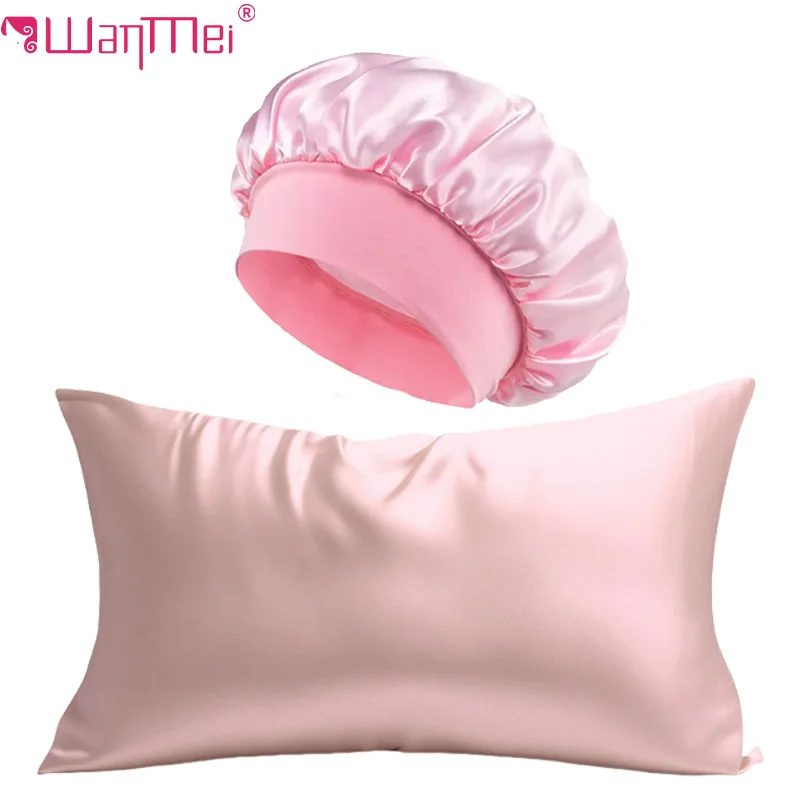 2PCs Silk Pillowcase & Satin B - Satin Silk Pillowcase Hair Skin 评论和价格