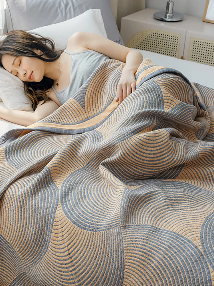 Double Bed Quilt Summer Cotton - Muslin Cotton Bedspread 评论和价格
