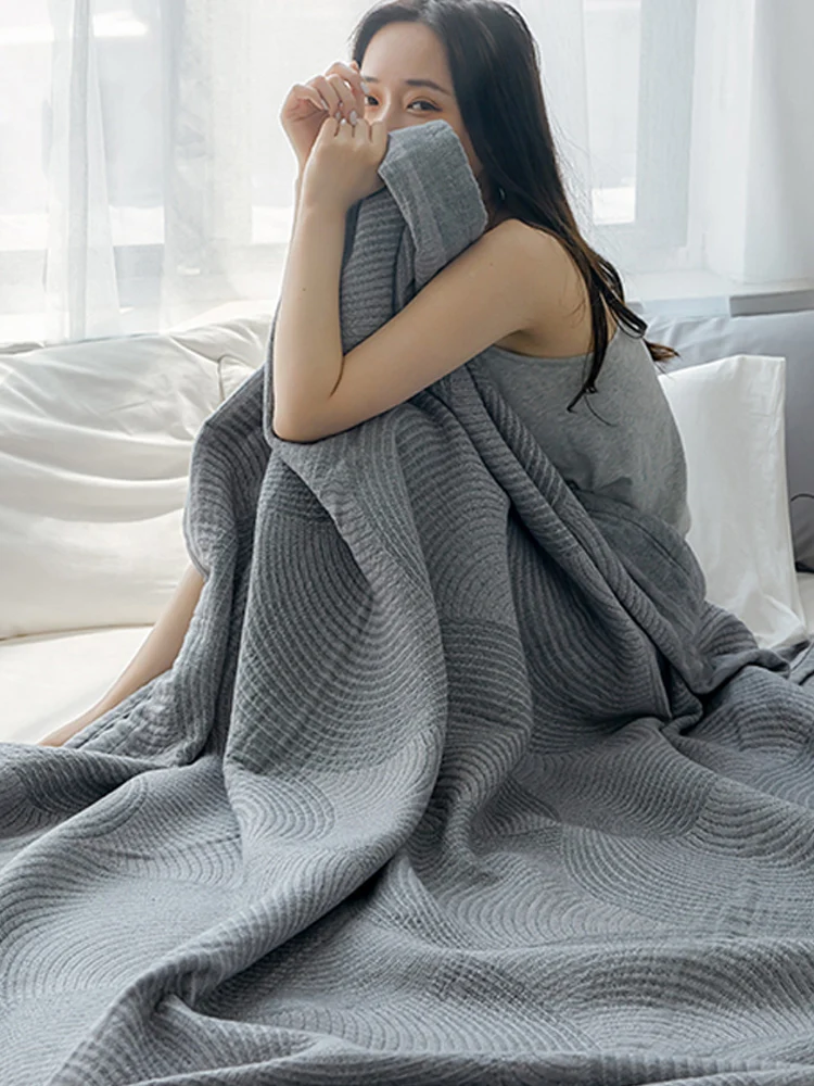 Double Bed Quilt Summer Cotton - Muslin Cotton Bedspread 评论和价格