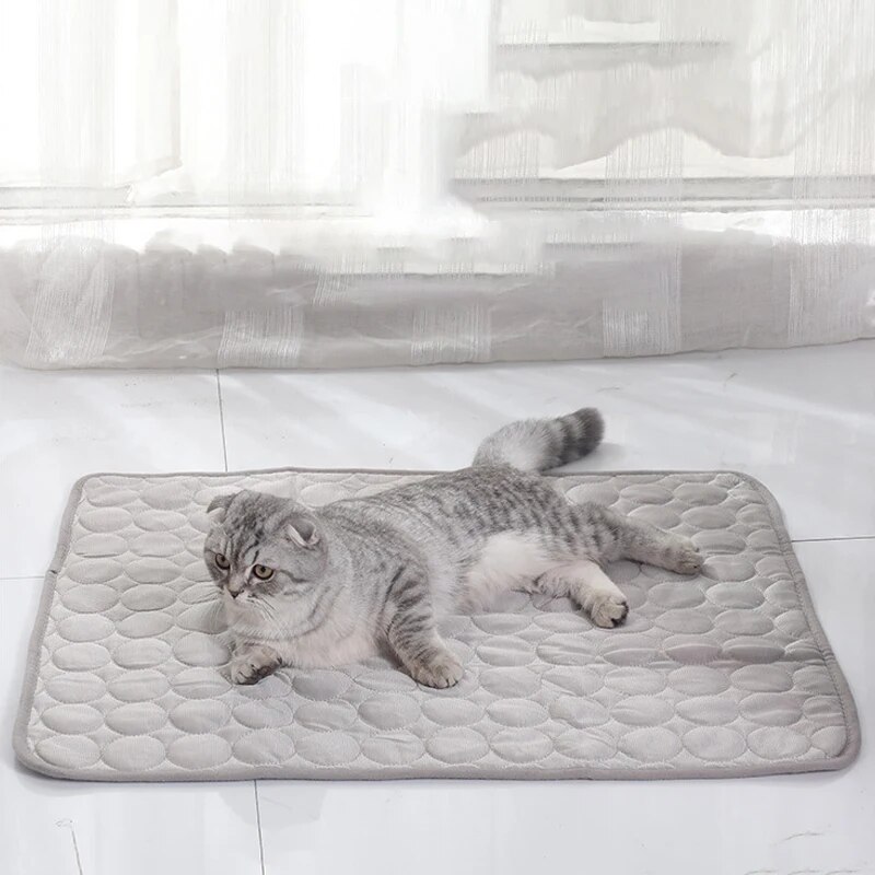 Pet Ice Mats Summer Cat Dog So - Cooling Blanket Hot Sleepers 评论和价格