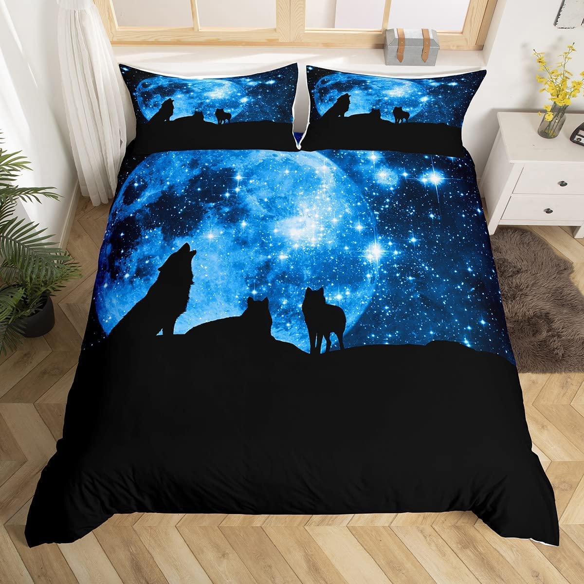 Galaxy Duvet Cover Set for Tee - Duvet Cover Sets With Zipper 评论和价格