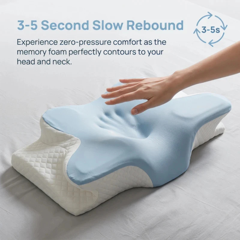 Breathable Cooling Memory Foam - Memory Foam Orthopedic Pillow Neck Pain 评论和价格