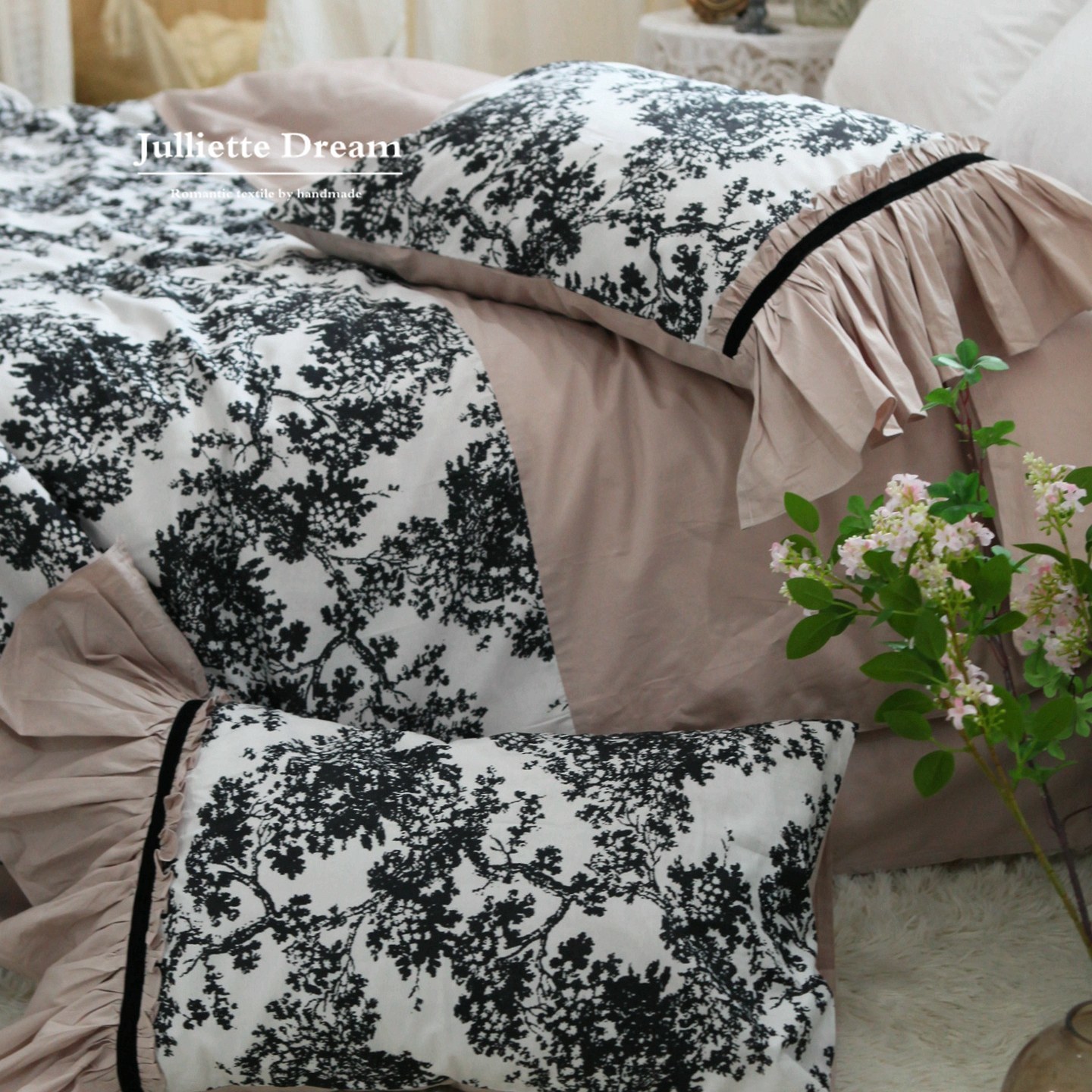 Christy French Style Princess  - Aesthetic Floral Duvet Cover 评论和价格