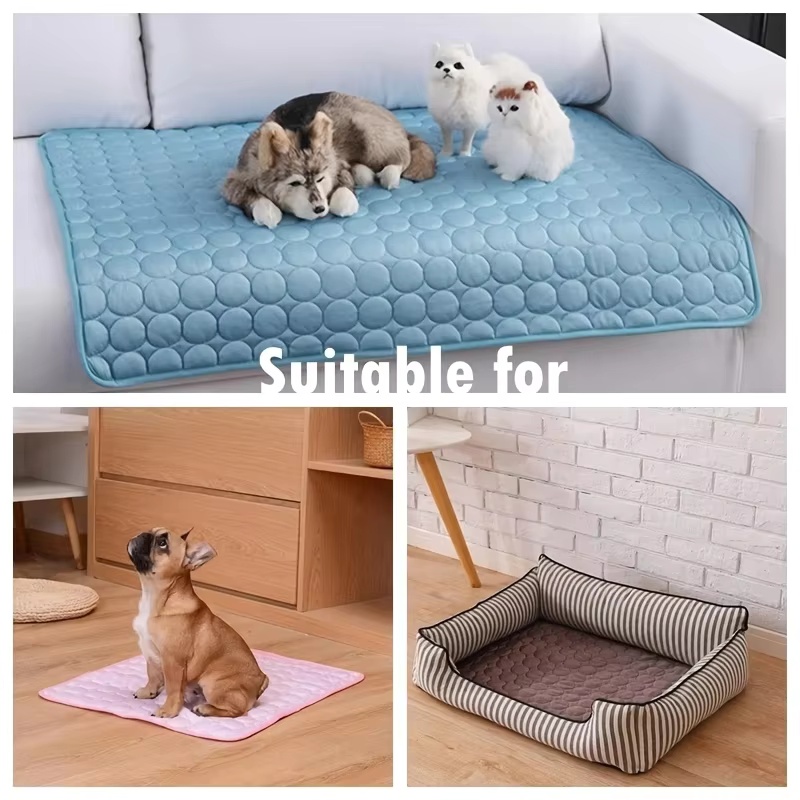Pet Ice Mat Summer Cooling Mat - Cooling Blanket Hot Sleepers 评论和价格