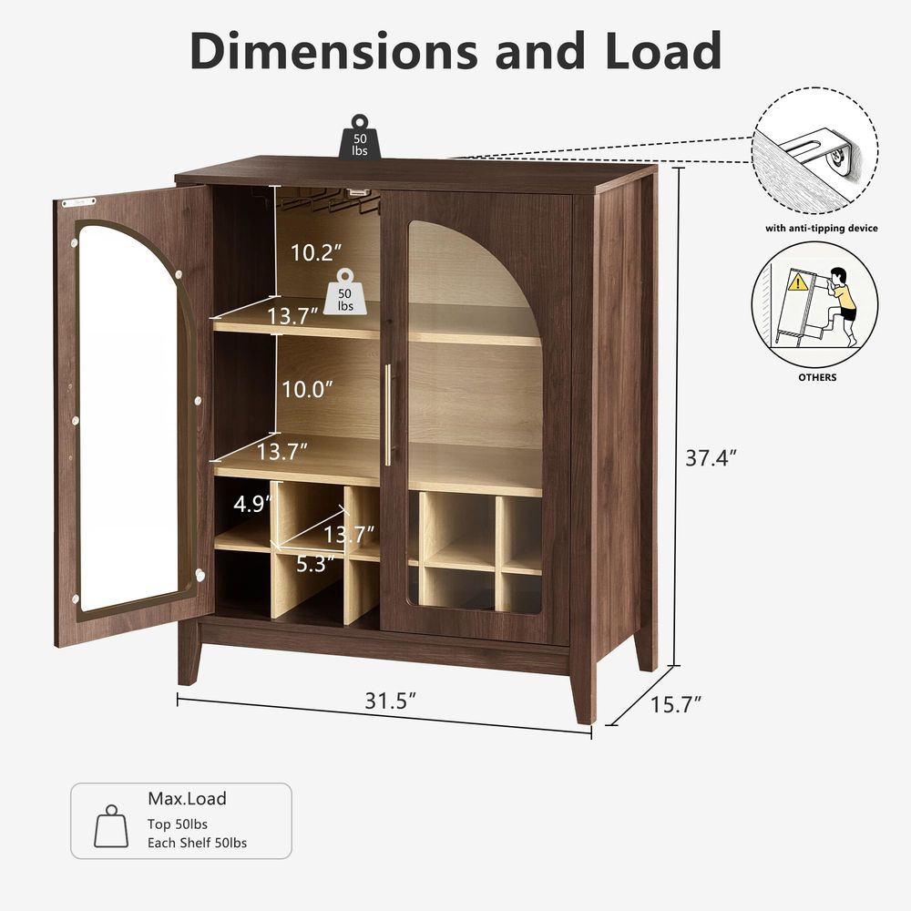 Tall Storage Cabinet Fluted Pa - Kitchen 评论和价格
