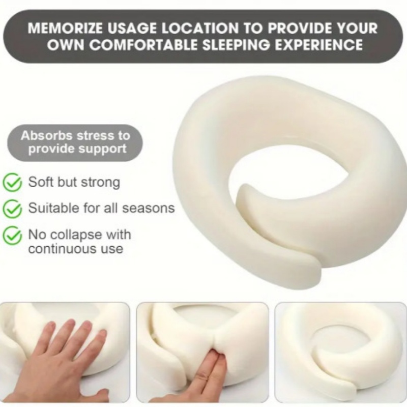 Portable U-shaped Travel Pillo - Anti Snore Contour Pillow 评论和价格
