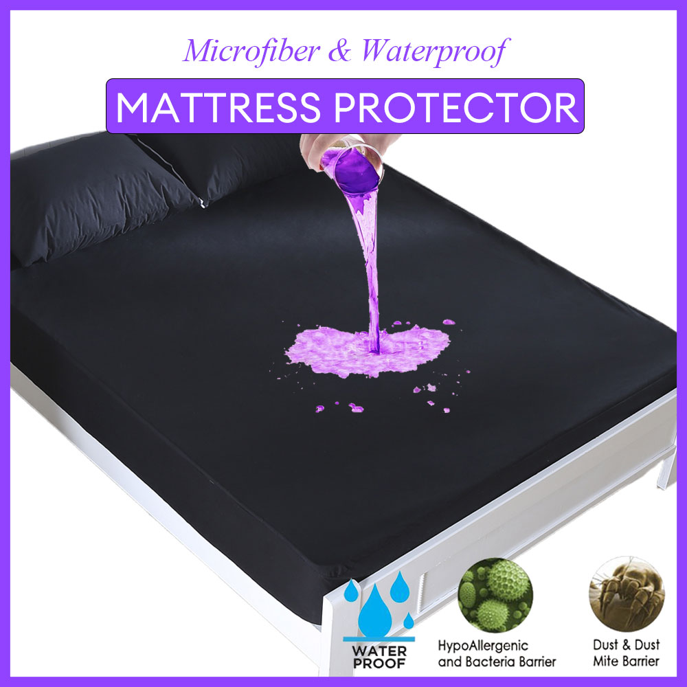Solid Mattress Protector Water - Waterproof Mattress Protector Breathable 评论和价格