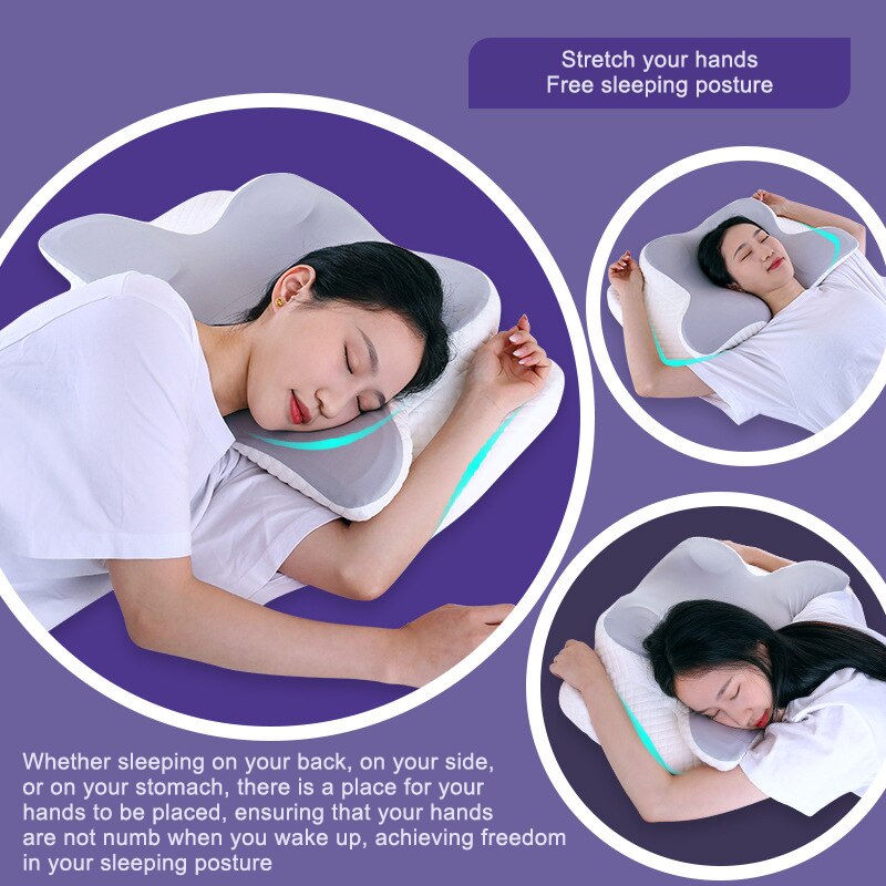 Memory Foam Pillows Butterfly  - Memory Foam Orthopedic Pillow Neck Pain 评论和价格