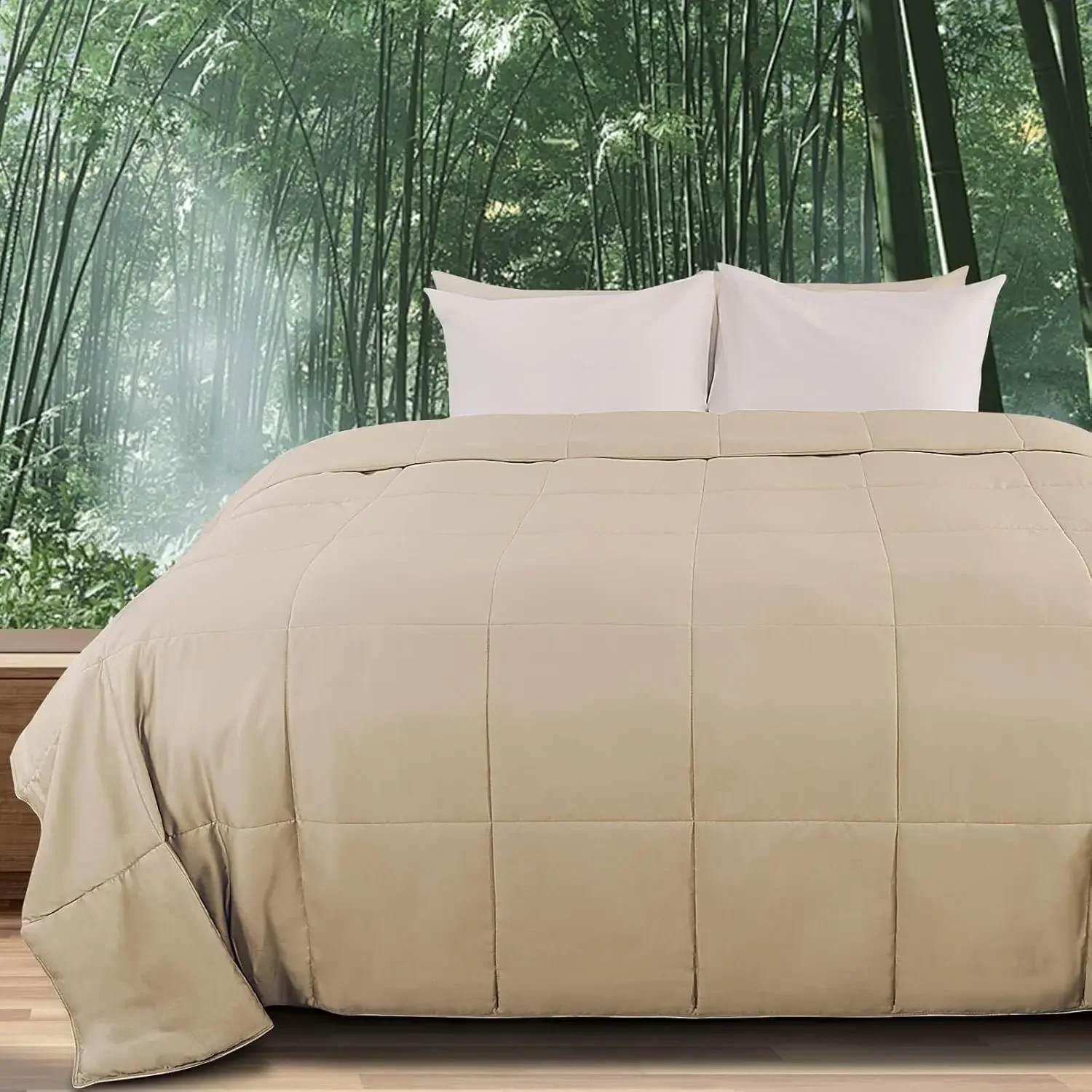 Viscose from Bamboo Comforter  - Cooling Blanket Hot Sleepers 评论和价格