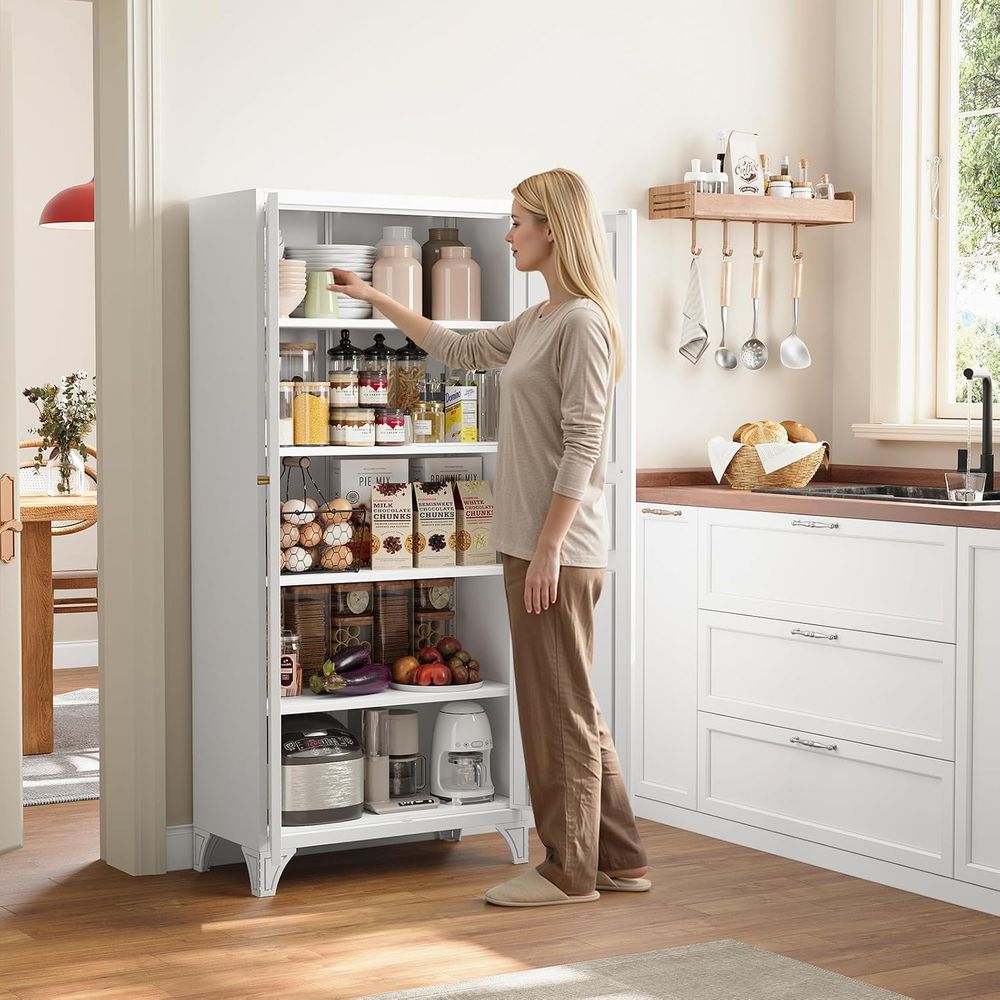 Metal Storage Cabinet with 2 D - Kitchen 评论和价格