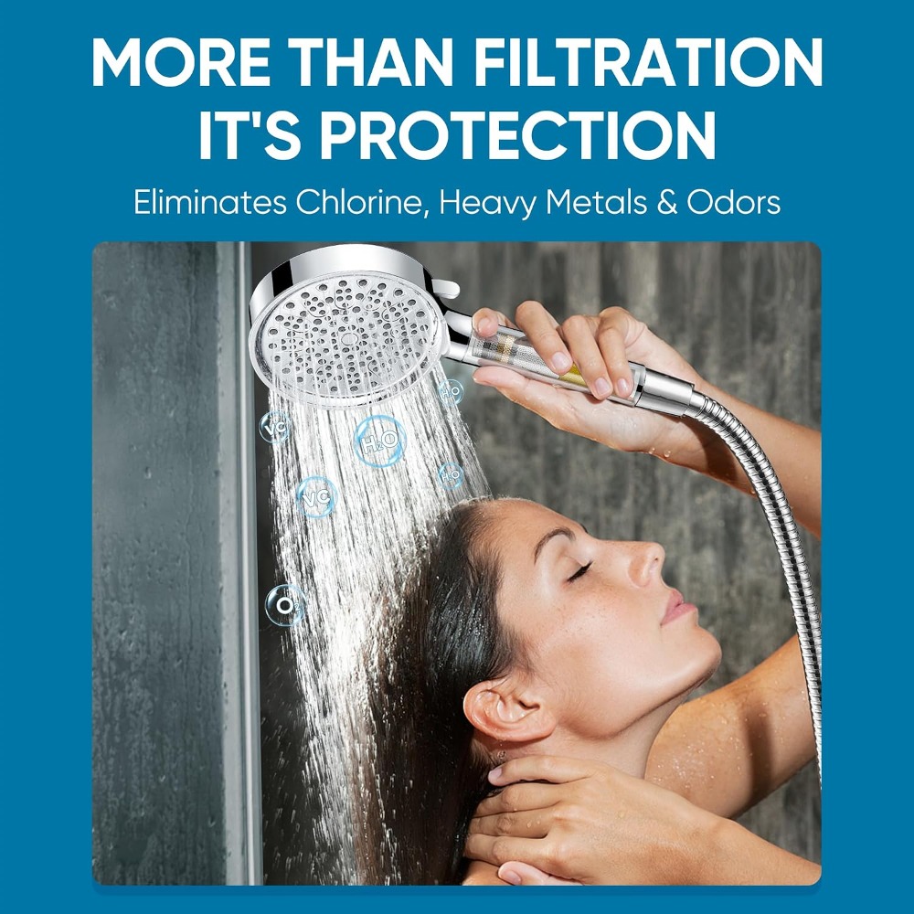 Filtered Shower Head with Hand - High Pressure Shower Head Handheld 评论和价格