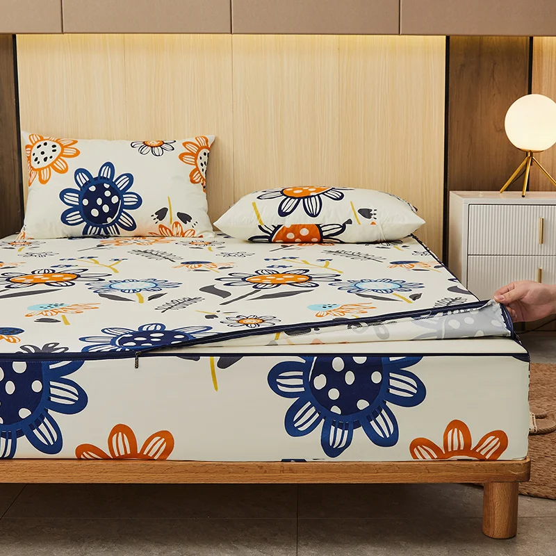Six-Sided With Zipper Mattress - Waterproof Mattress Protector Breathable 评论和价格