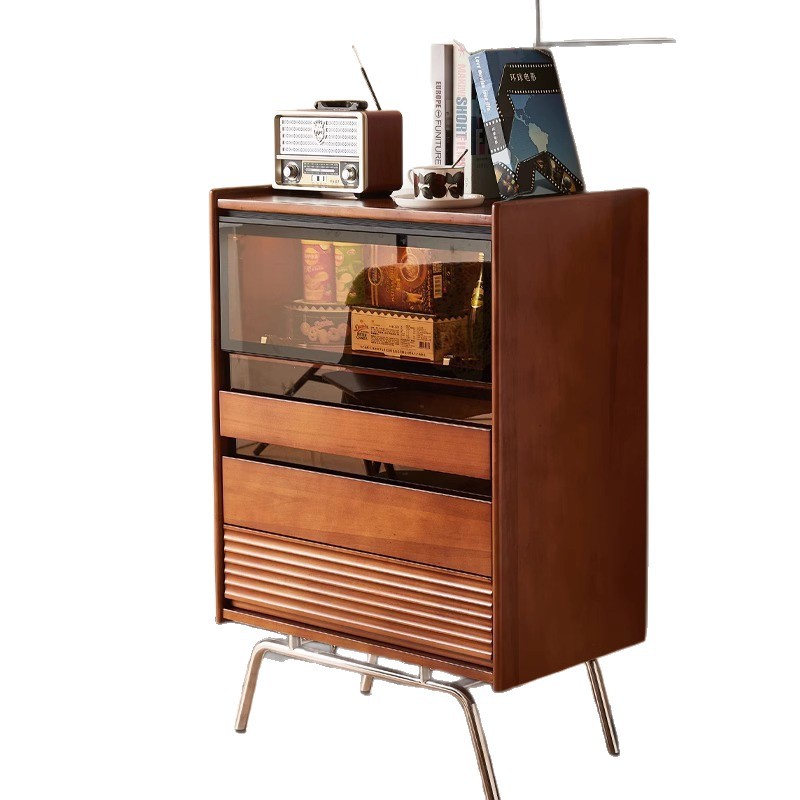 Solid wood chest Nordic, retro - Storage & Organization 评论和价格