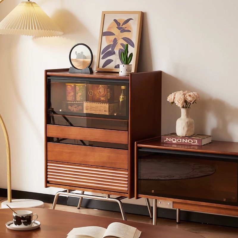 Solid wood chest Nordic, retro - Storage & Organization 评论和价格