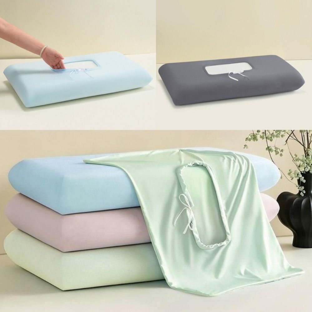 New Ice Feel Silk Pillowcase P - Satin Silk Pillowcase Hair Skin 评论和价格