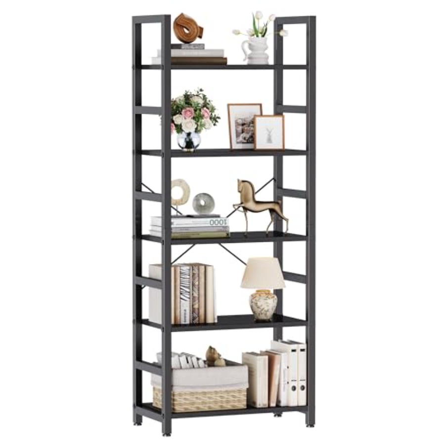 5-Tier Bookshelf, Modern Tall  - Storage & Organization 评论和价格