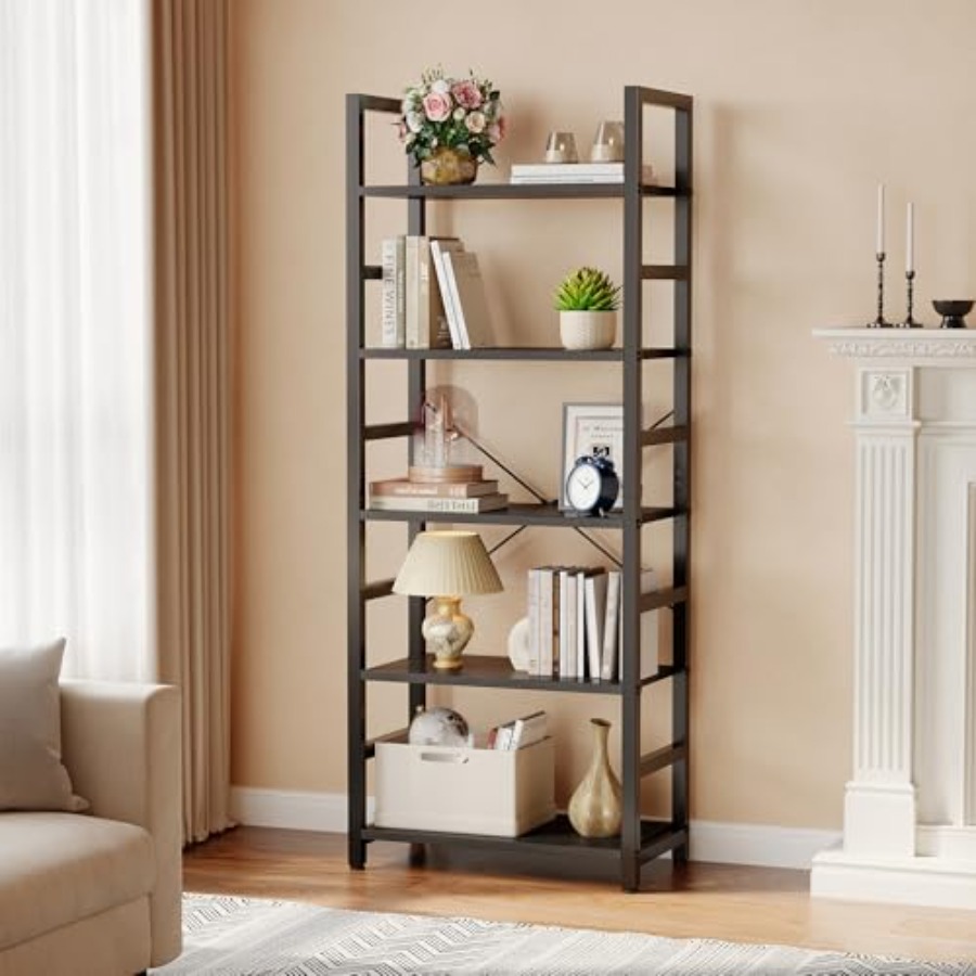 5-Tier Bookshelf, Modern Tall  - Storage & Organization 评论和价格