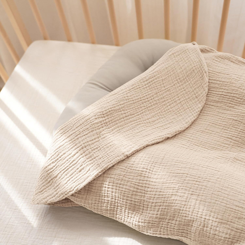 2PCS Baby Lounger Cover Muslin - Muslin Cotton Bedspread 评论和价格