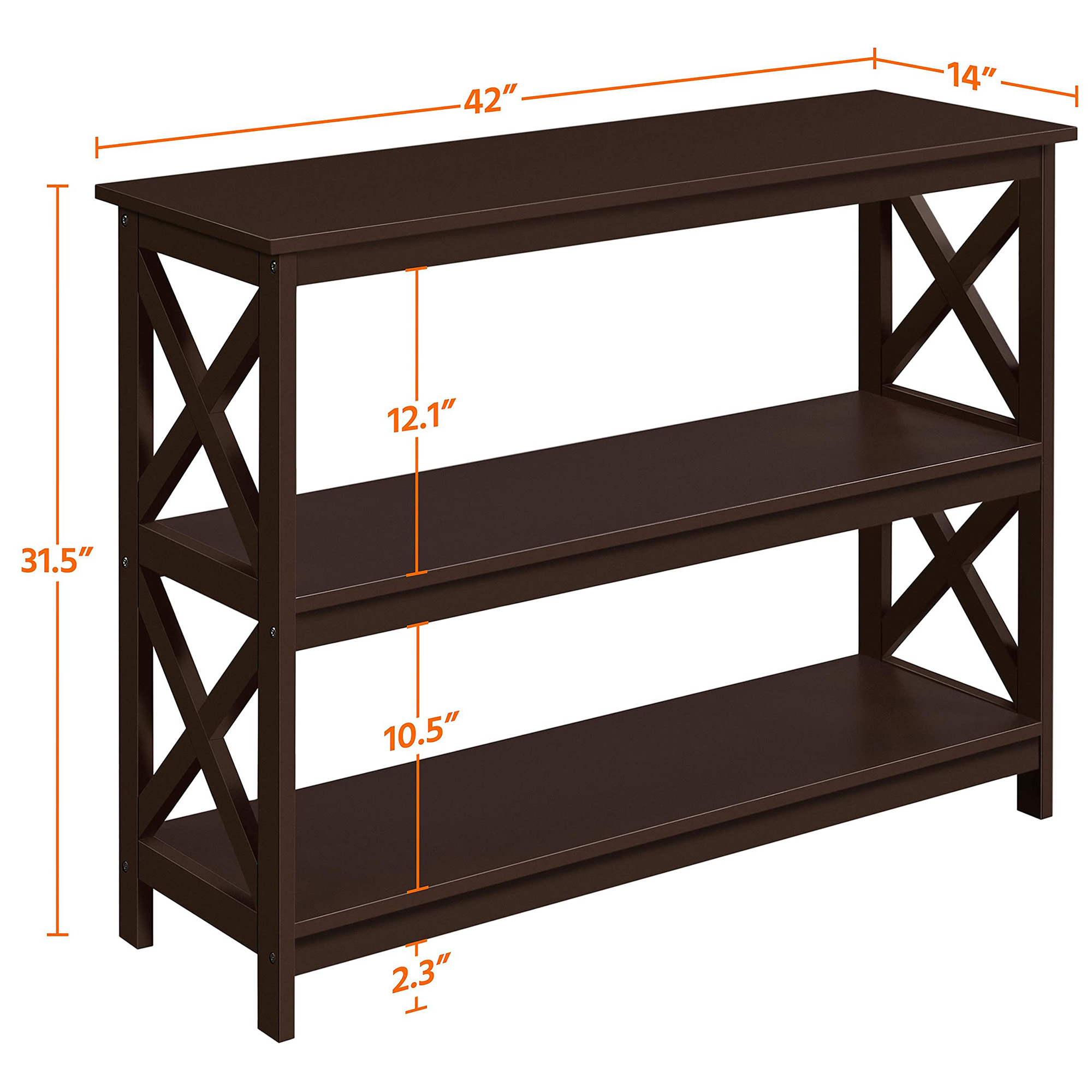 Console Table for Storage, Nar - Storage & Organization 评论和价格