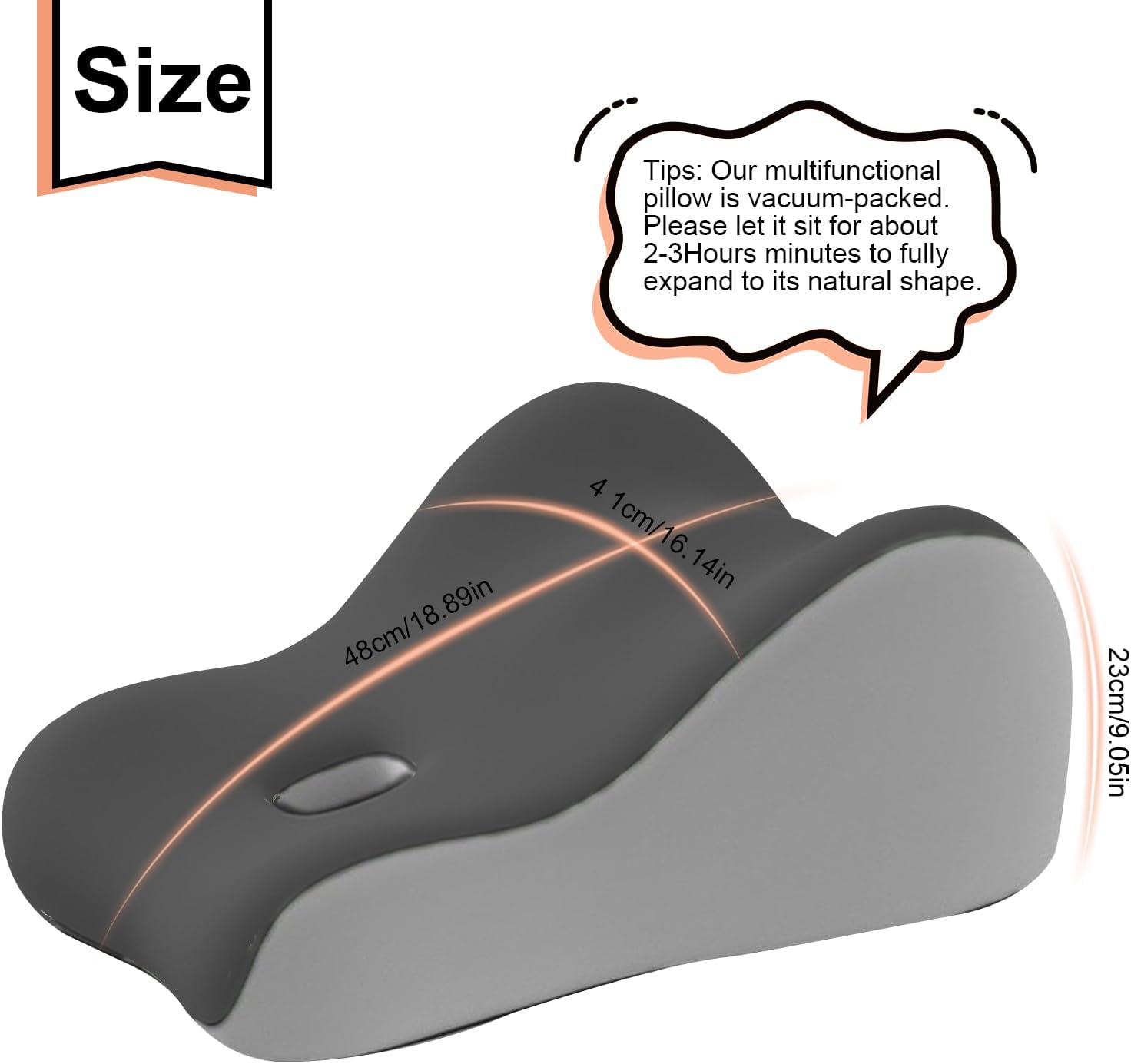 Intimacy Support Wedge Pillow  - Memory Foam Orthopedic Pillow Neck Pain 评论和价格
