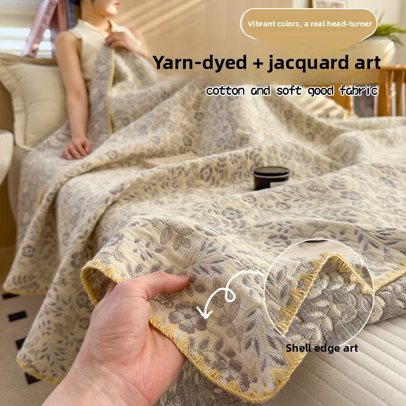 100% Cotton Muslin Blanket Bre - Muslin Cotton Bedspread 评论和价格