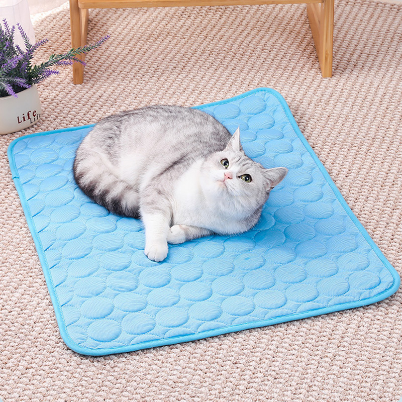 Pet Ice Mats Summer Cat Dog So - Cooling Blanket Hot Sleepers 评论和价格