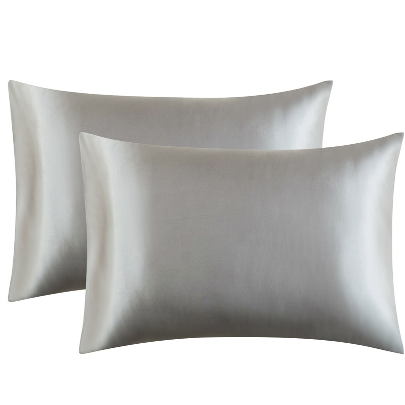 Solid Color Satin Pillowcase f - Satin Silk Pillowcase Hair Skin 评论和价格