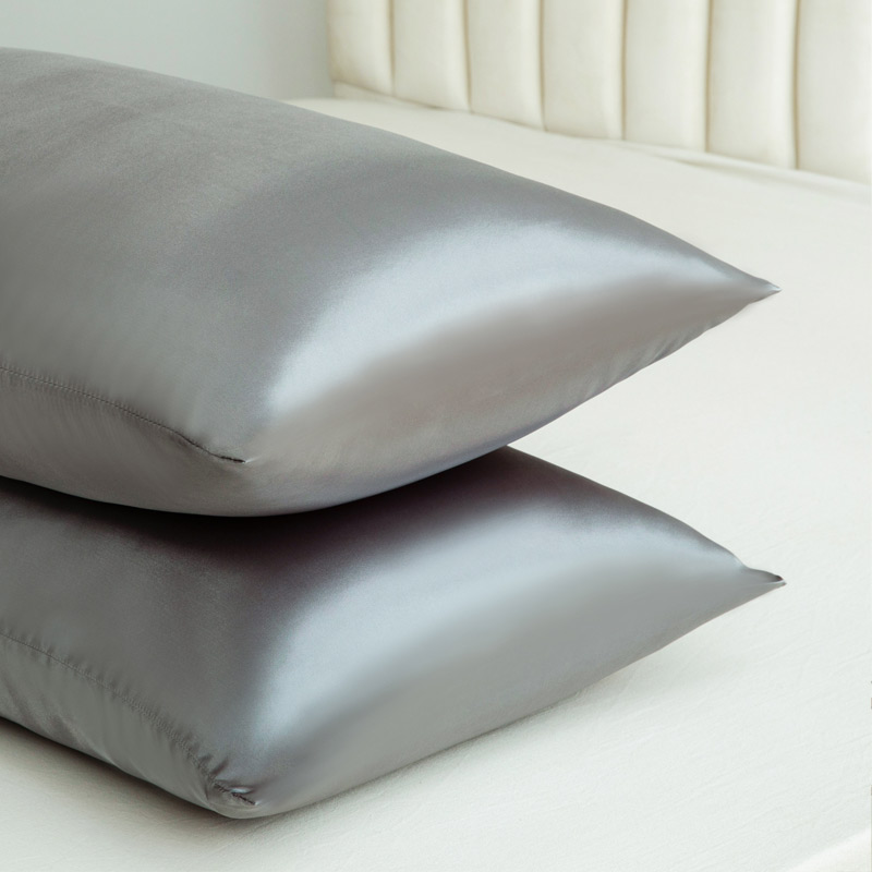 Solid Color Satin Pillowcase f - Satin Silk Pillowcase Hair Skin 评论和价格