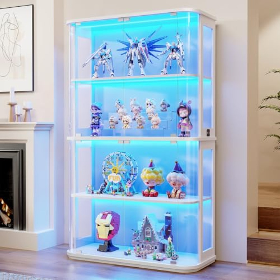 Rounded display cabinet for re - Lighting 评论和价格