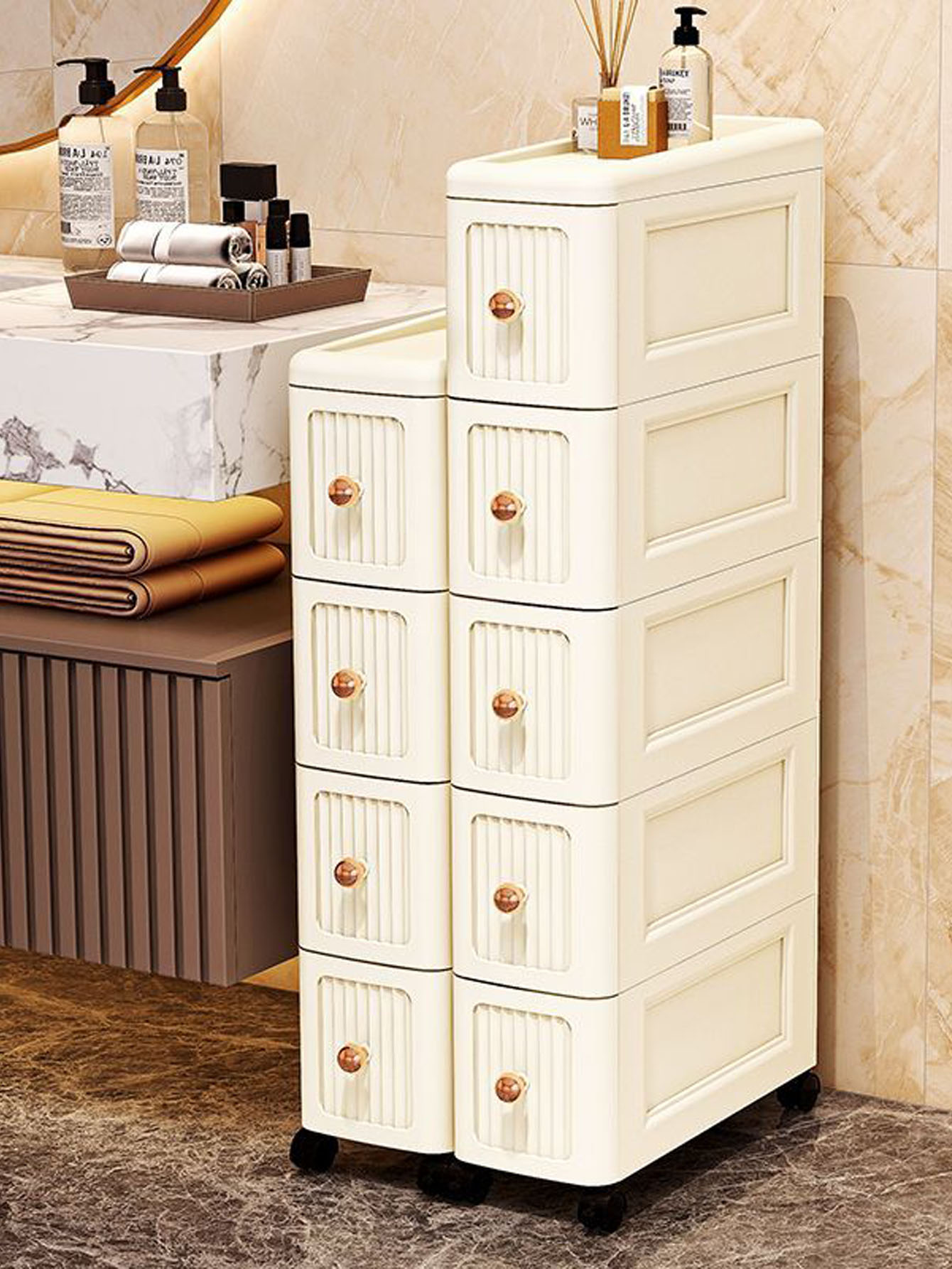 15CM Wide Gap Storage Cabinet  - Kitchen 评论和价格