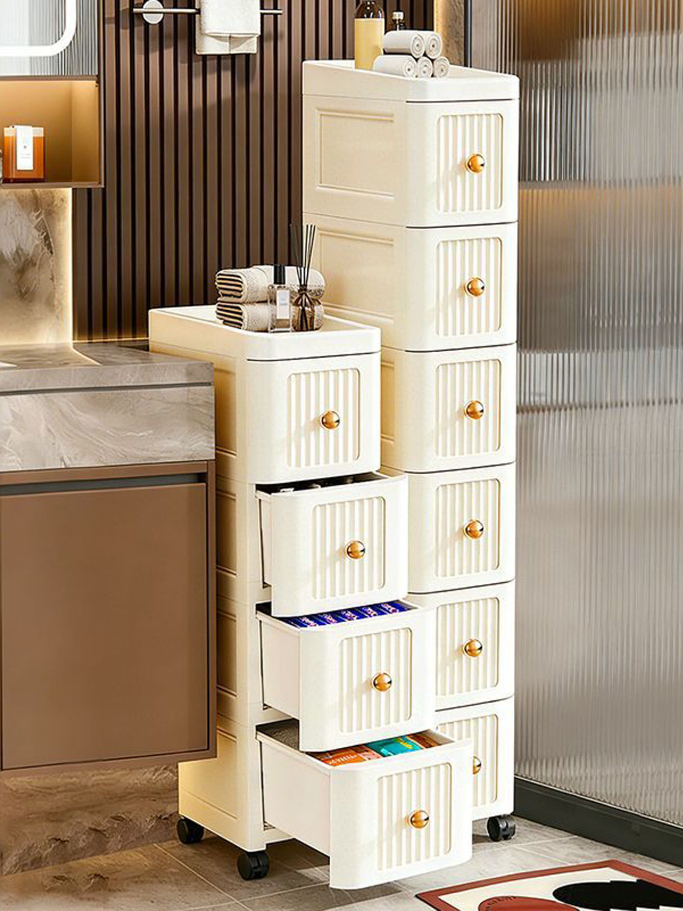 15CM Wide Gap Storage Cabinet  - Kitchen 评论和价格
