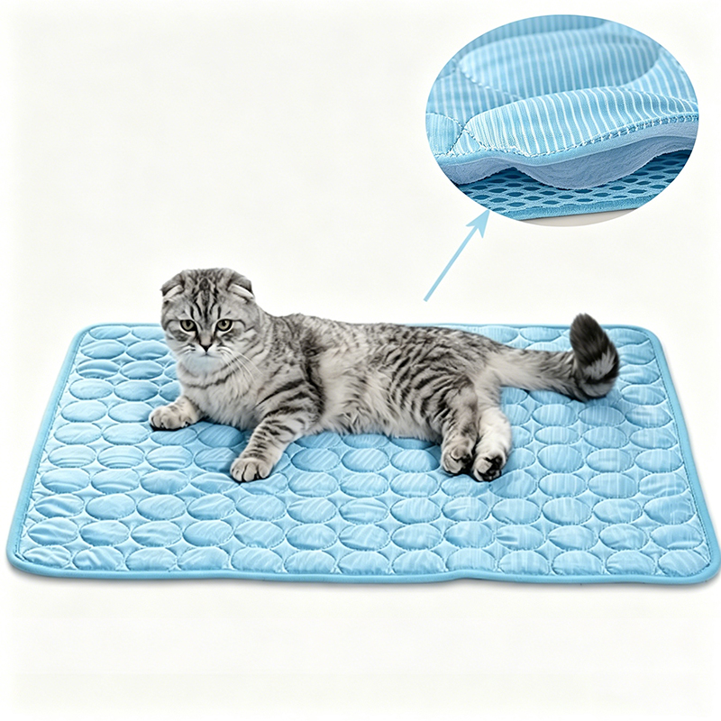 Pet Cooling Mat for Dogs Cats  - Cooling Blanket Hot Sleepers 评论和价格