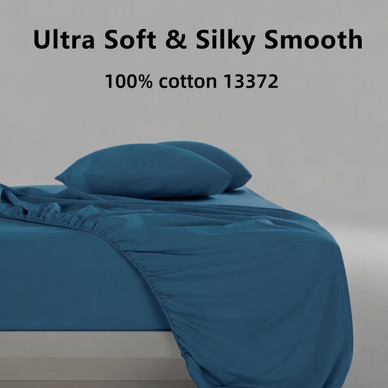 4Pcs King Size Bed Sheet Set 1 - Fitted Bed Sheets Deep Pocket 评论和价格