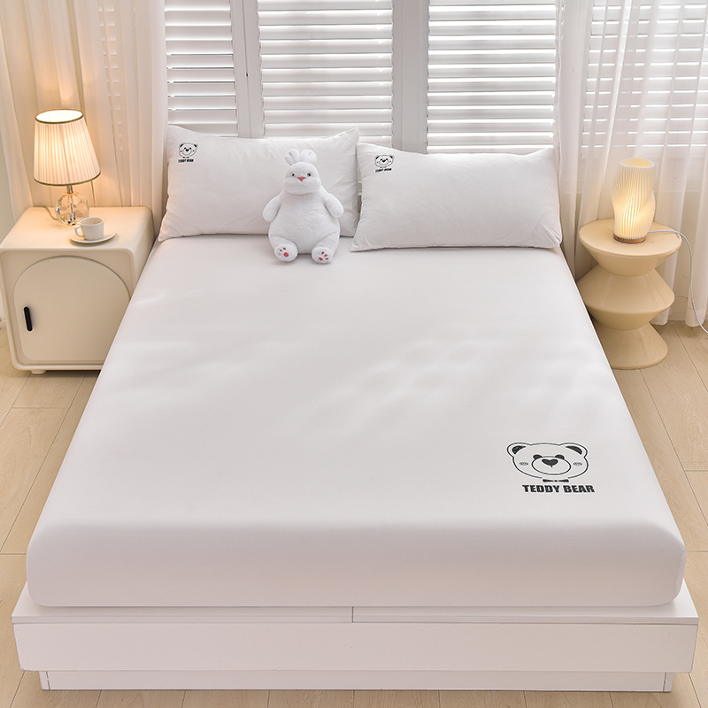 100% Cotton Fitted Sheet 28cm  - Fitted Bed Sheets Deep Pocket 评论和价格