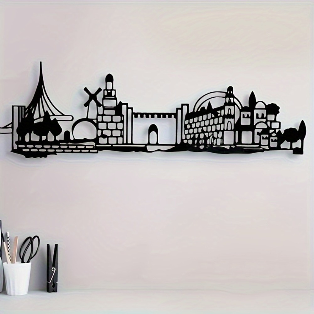 CIFBUY Metal Wall Art Jerusale - Home Decor 评论和价格