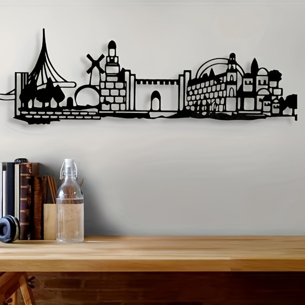 CIFBUY Metal Wall Art Jerusale - Home Decor 评论和价格