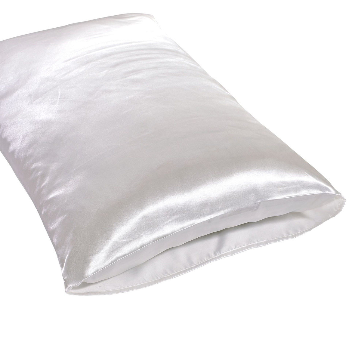 1 Pair Silky Silk Pillow Cover - Satin Silk Pillowcase Hair Skin 评论和价格