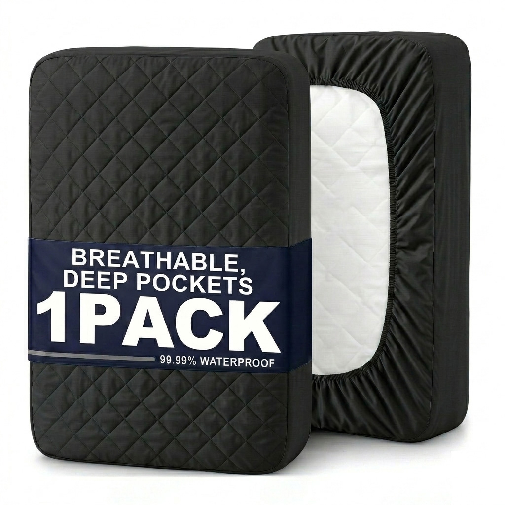 1pc Modern Soft Breathable Wat - Waterproof Mattress Protector Breathable 评论和价格
