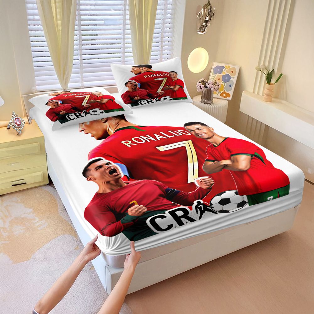 Digital Print Fitted Sheet Set - Fitted Bed Sheets Deep Pocket 评论和价格
