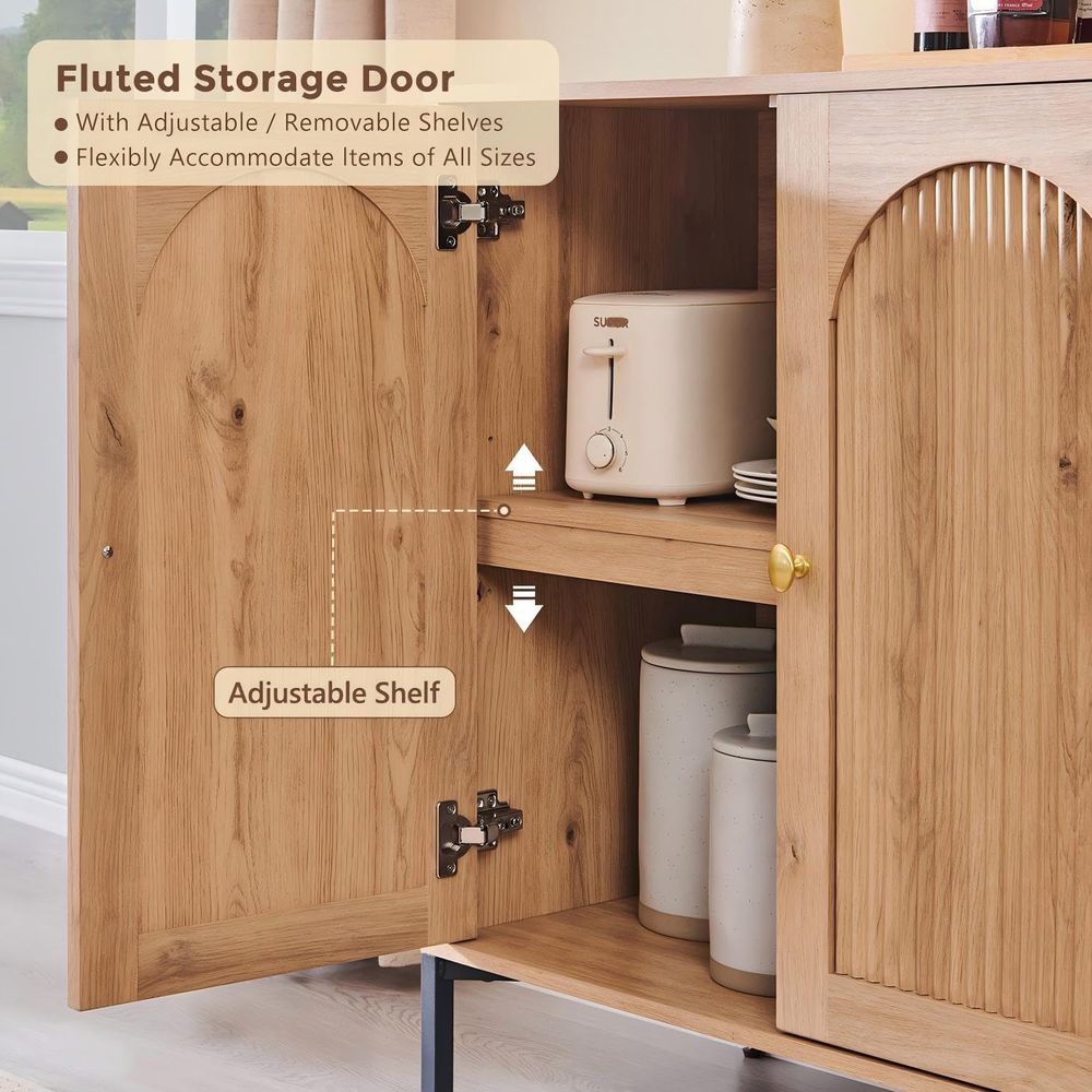 ern Buet Cabinet with Storage, - Storage & Organization 评论和价格