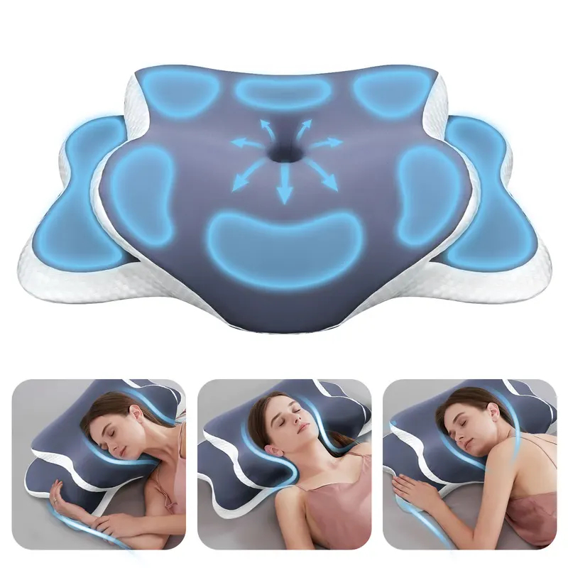 Memory Foam Pillow Cervical Pi - Memory Foam Orthopedic Pillow Neck Pain 评论和价格