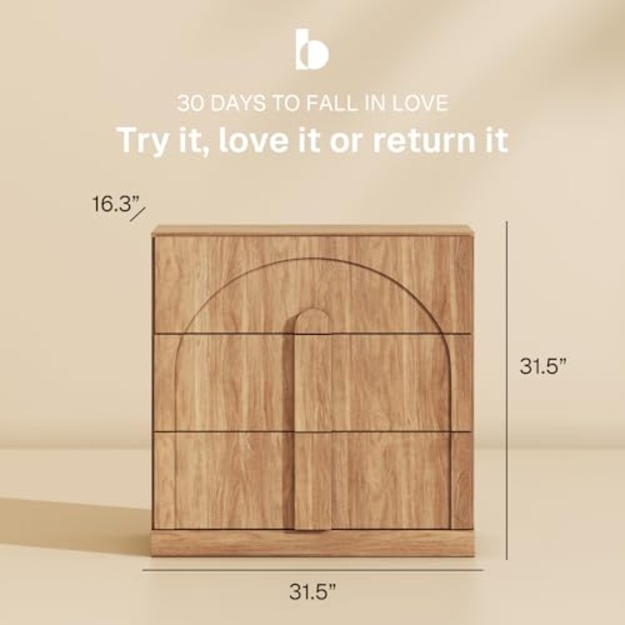 Sideboard Cabinet with 3 Drawe - Kitchen 评论和价格