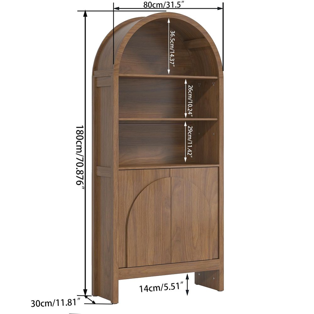 Century Arched Display Cabinet - Storage & Organization 评论和价格